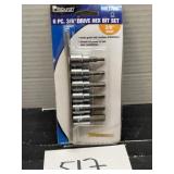 Pittsburgh 6 PC 3/8' Drive Hex Bit Set
