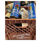 Vtg Shenandoah;s Pride Dairy Milk Crate & Contents
