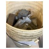 Bucket of Electrical outlet Boxes