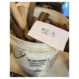 Bucket Full of Hammer Handles (No Tops)
