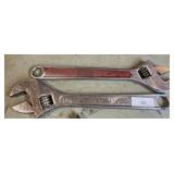 (2) Crescent Wrenches; Craftsman / Tough