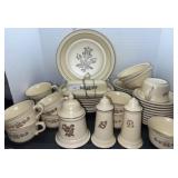 43 PC; Pfaltzgraff Dish Set; Made in USA