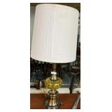 32' Amber Glass Base Lamp