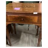 Wooden Nightstand; Scratched Top; 26*18*31