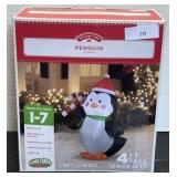 Holiday Time; 4' Inflatable Penguin