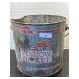 Vintage Old Pal Minnow Bucket