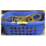 Basket & Contents; Cords & More