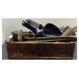 Bonanza Cobbler Wooden Crate & Contents
