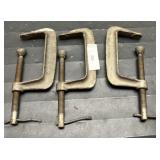 (3) C Clamps
