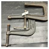 (2) 2 1/2' Deep Throat Clamps