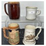 Vintage Beer Steins & More