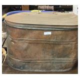 Galvanized Copper Boiler Wash Tub; 28*14