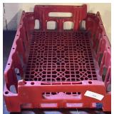 Red Plastic Soda Crate