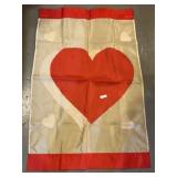 4x6 Garden Flag; Heart / Valentine's Day