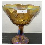 Vintage Indiana Glass; Carnival Glass Compote