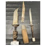 Mixed Vintage Knives / Components
