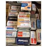 Vintage Metal Band Aid Containers - Empty