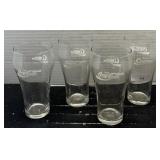 (4) Vintage Coca-Cola Glasses