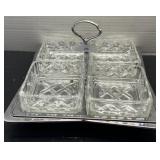 Vintage Condiment / Relish Serving Tray