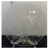 L.E. Smith Handmade 13' Hummingbird Plate