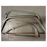 Lot of (3) Bow Saws