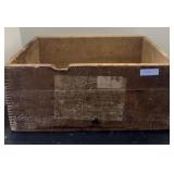 Grolier Society Wooden Crate; 17*11*8