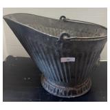 Vintage Galvanized Coal Ash Bucket
