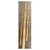 (3) Yard Sticks
