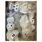 Mixed Lot of Stuffed / Rubber Pillsbury Dough Boys