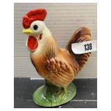 Ceramic Rooster Piggy Bank
