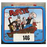 Vintage Metal Popeye Lunchbox - NEW