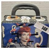 Vintage Metal I love Lucy Lunchbox
