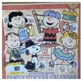 Vintage Charlie Brown Calendar