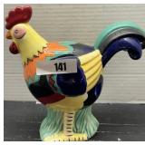 Ceramic Rooster Piggy Bank