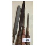 Hand Filers; Screwdrivers