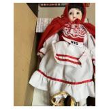 Vintage Porcelain Doll
