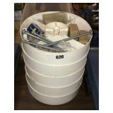 Mixed Lot; Tiered Stackable Trays; Screws & More