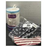 Mixed Lot; American Flag Hat & More