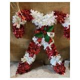 Christmas Crossed Candy Cane Decor