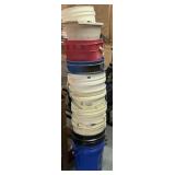 Lot of Buckets w/ no lids