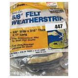 5/8" Felt Weather Strip