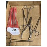 Mixed Lot; Handled Tweezers and More