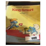 Vintage King Smurf Book