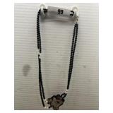 Vintage Floral Mother of Pearl Necklace