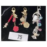 (3) Keychain Accessories
