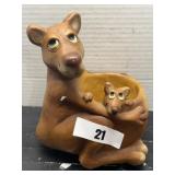 Vintage McCoy Kangaroo Planter; 8.5"