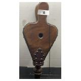 Vintage Wood / Leather Fireplace Bello