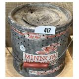 Vintage Old Pal Minnow Bucket