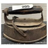 Vintage Sad Iron; Cast Iron
