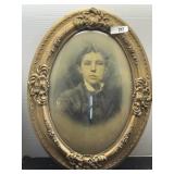 Antique Framed Photo; 19*25